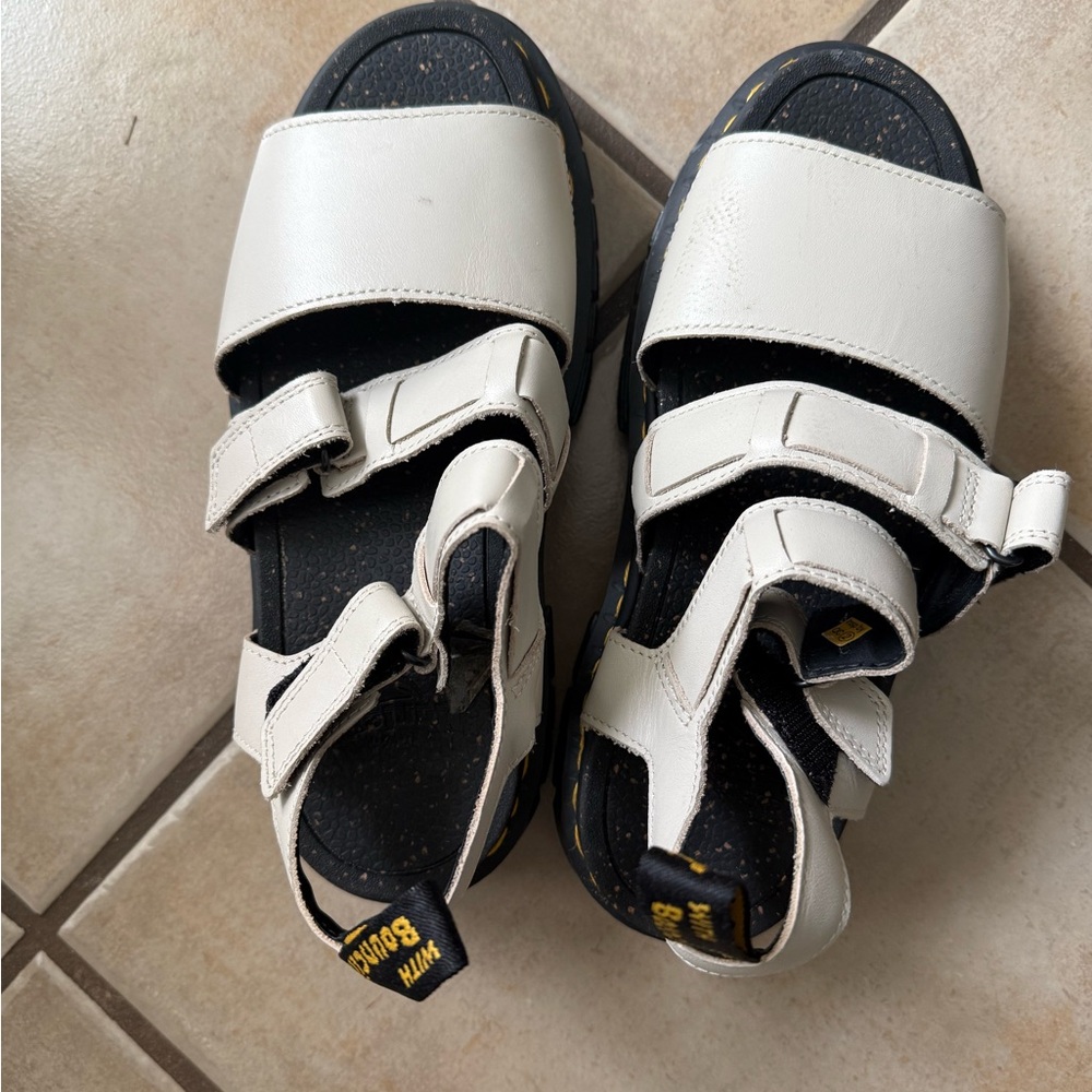 Dr. Martens Women’s Cream Sandals. Worn only once. Great condition.